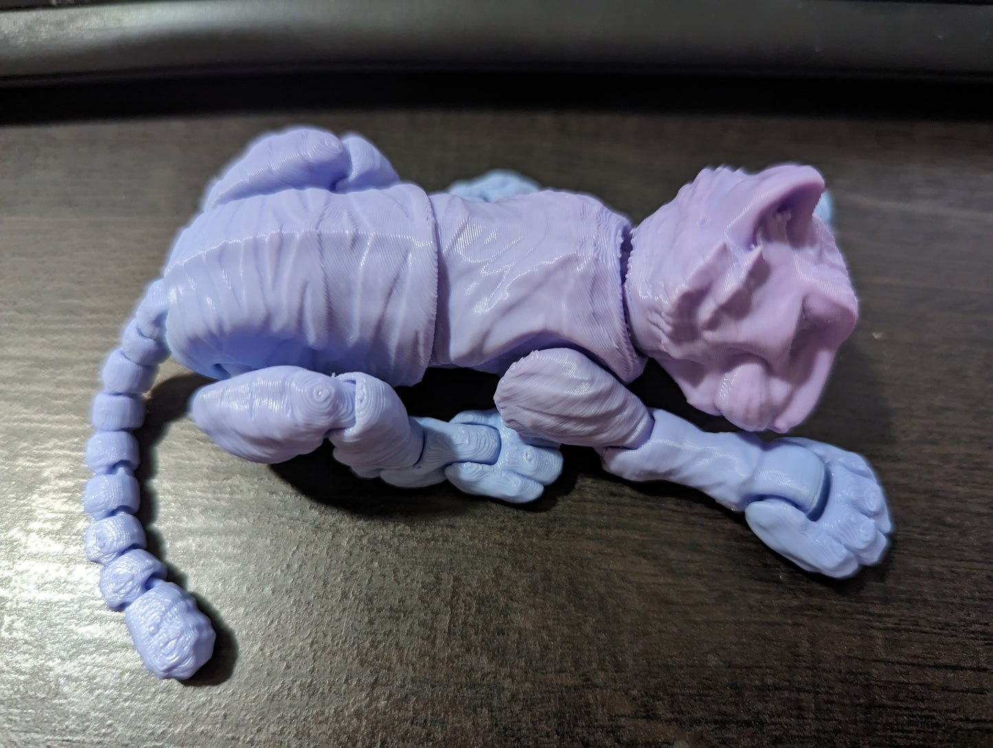 Mini Flexi articulating Tiger Cookiecad Unicorn MatMire Makes