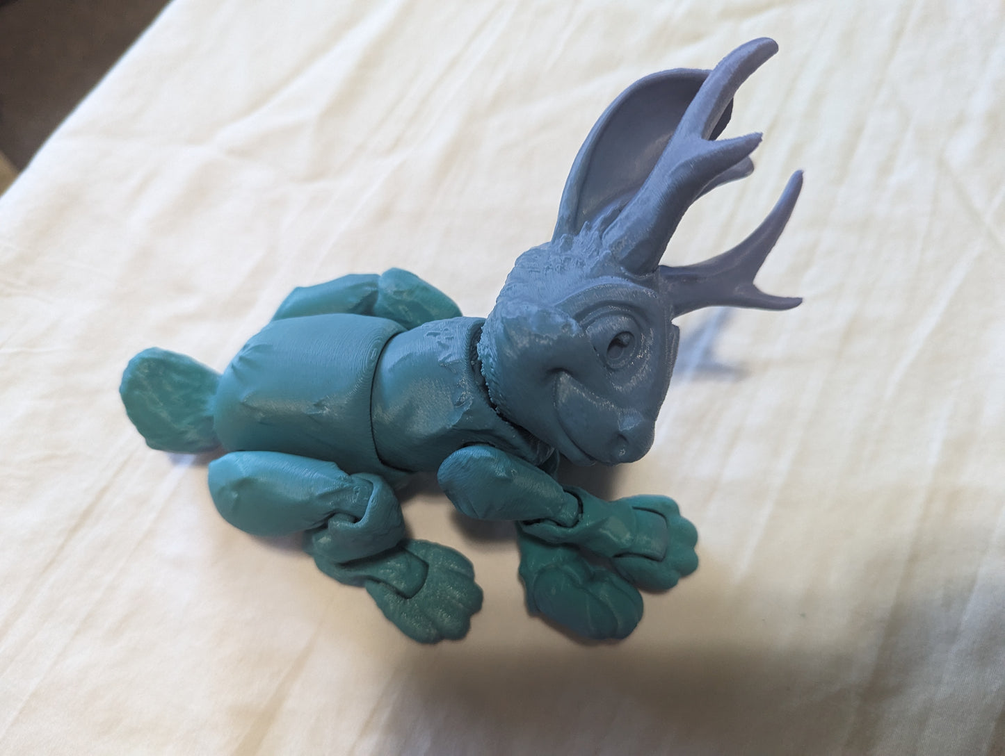 Flexi articulating Jackalope Cookiecad Mermaid MatMire Makes